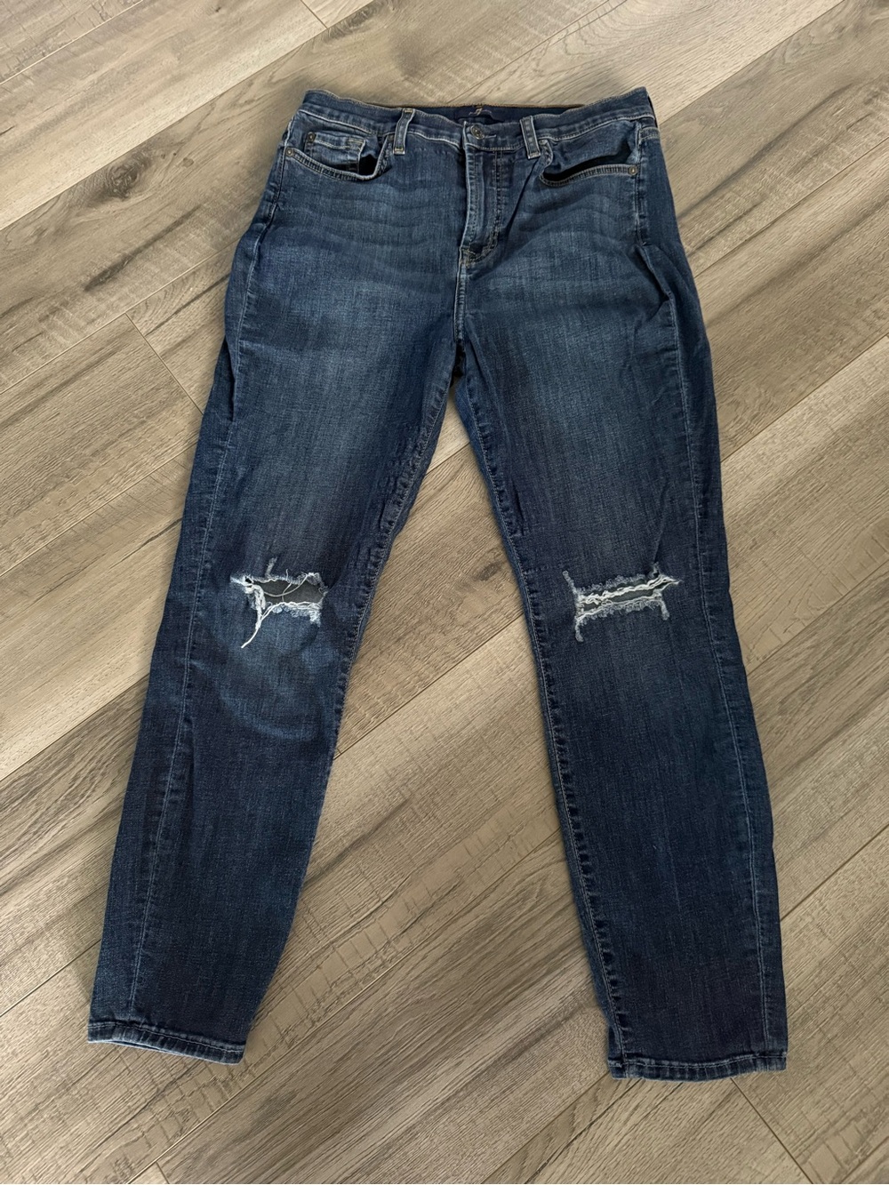 7 For All Mankind Light Blue Relaxed Jeans